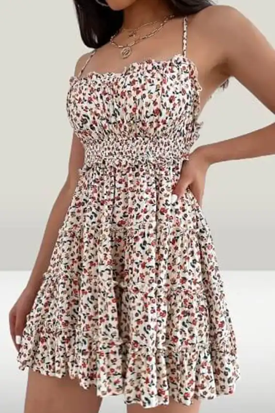Floral Sleeveless Summer Sundress