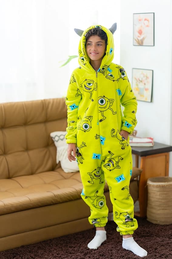 Kids Monster Onesie Pajama Set