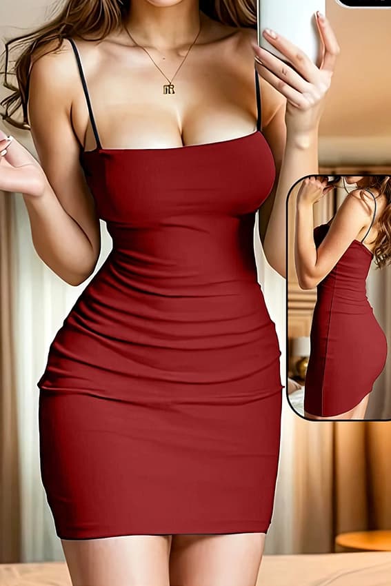 Elegant Sleeveless Bodycon Dress