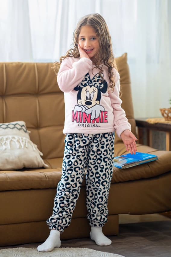 Minnie Leopard Print Pajama Set