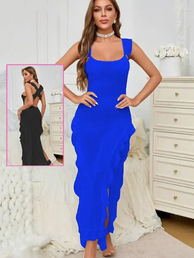 Elegant Sleeveless Maxi Dress